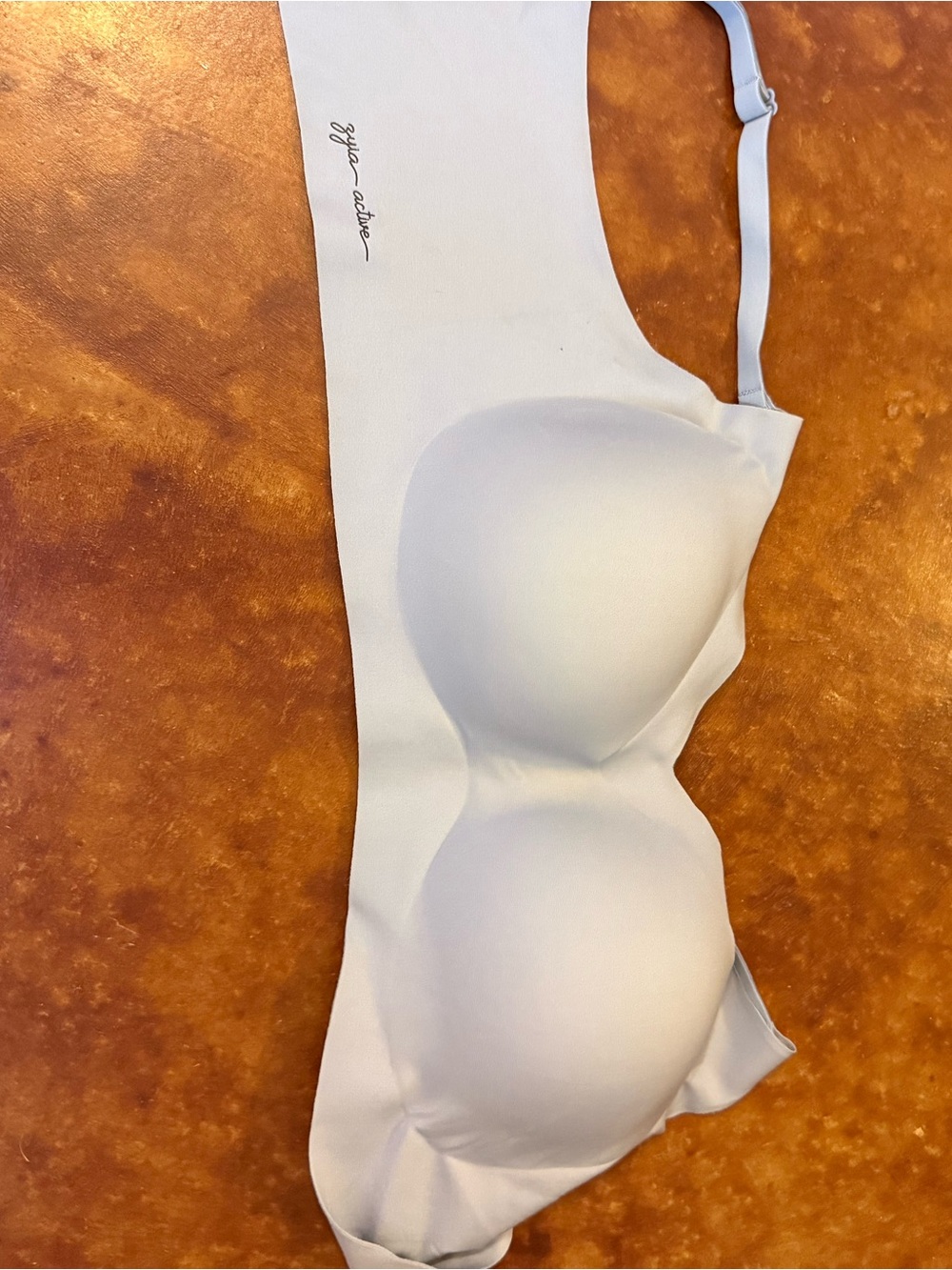 ZYIA  Padded Seamless Bra - Light Beige/Off-White